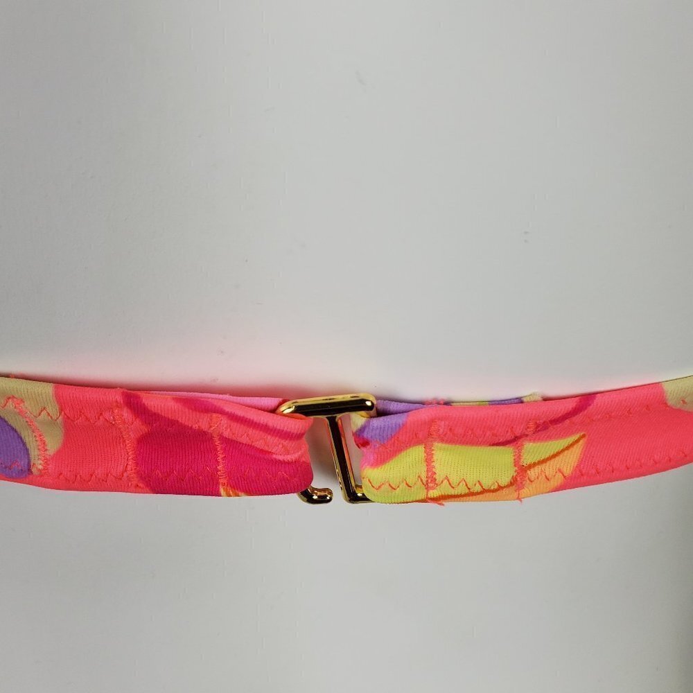 Victoria's Secret Coral Bikini  Top Bandeau Halter Crystals Beads Size Sm… - Picture 7 of 13